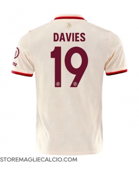 Bayern Munich Alphonso Davies #19 Maglia Gara Terza Repliche 2024-25